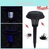 Solar Powered Mosquito Lamp With Uv Light For Safe Outdoor Bug Elimination