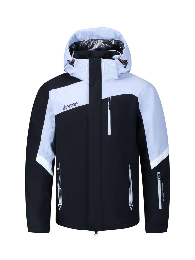Men's Winter Warm Ski Jackets Waterproof Insulated Waterproof Snow Jacket With Hood Outdoor Breathable Skiing Coat Windproof Snowboard Jackets for Men