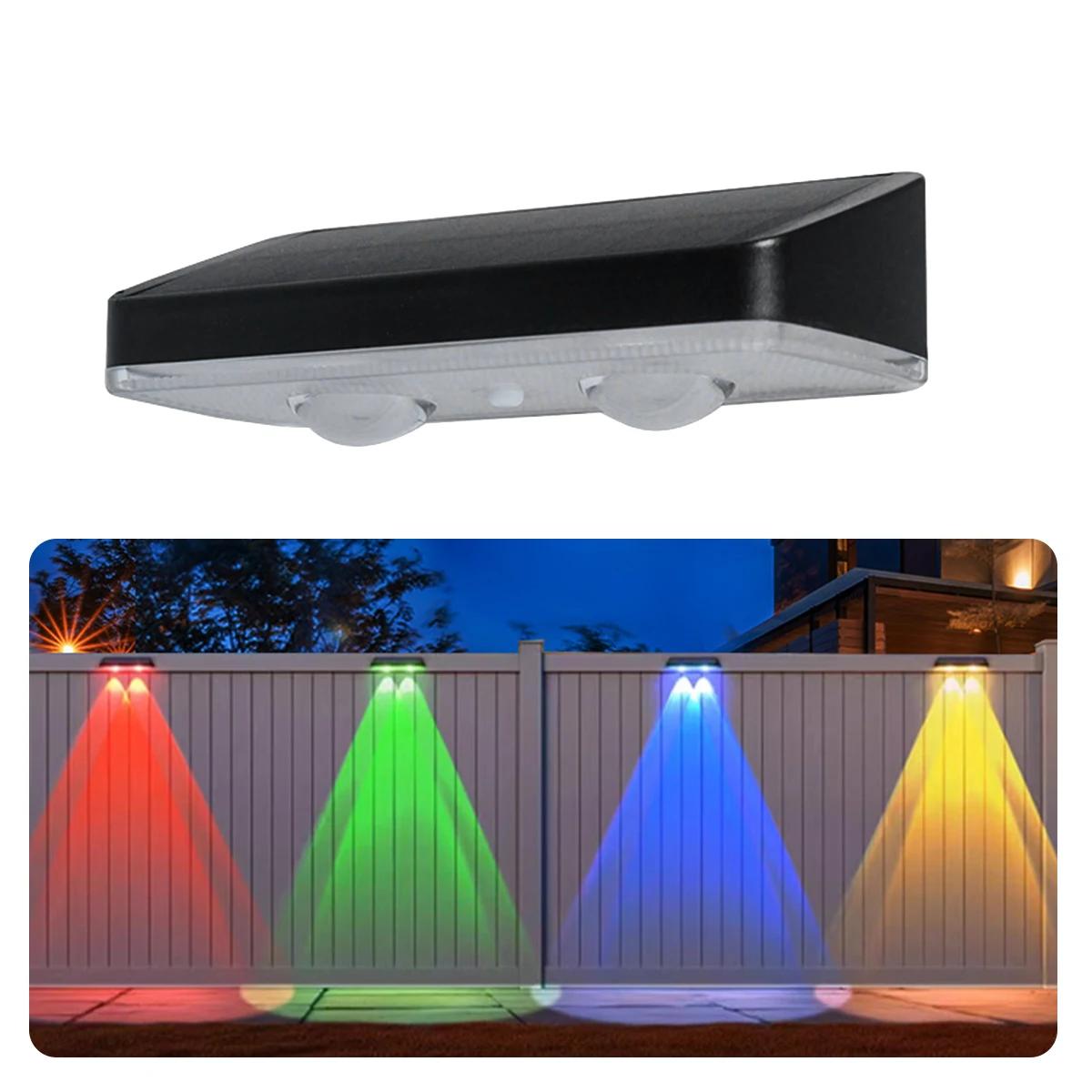 

Solar Wall Light Garden Outdoor Waterproof Lamp Dimmable Panel Mount 0.2w 3.7v For Home Automatic In Night Led Colorfull Washing разноцветный