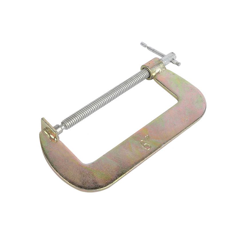 Alloy Steel G-Type Deep Throat Woodworking Clamp Fixture