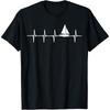 Sailing Heartbeat Cotton Men T Shirt for Sailors Cotton Men T Shirt