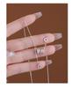 Sterling Silver Small Waist Tassel Necklace - Elegant Luxury Pendant for Women