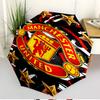 Manchester United F.C Print Automatic Open Close Umbrella, Portable Foldable Umbrella, for Outdoor Commute Camping Trip, Ideal Birthday Gift