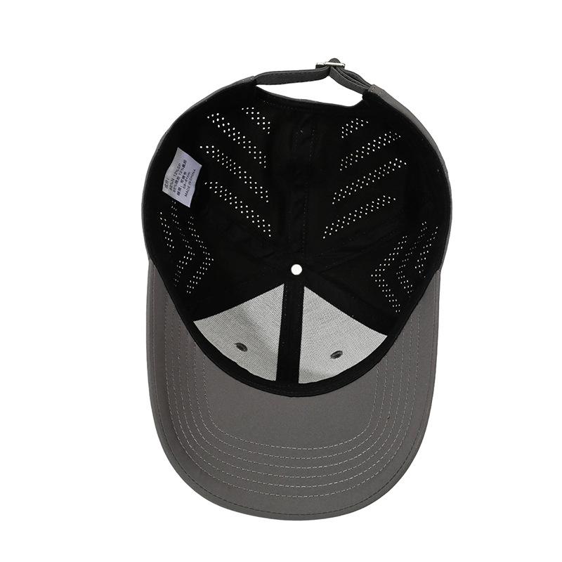 New Fashionable Hard-Brimmed Baseball Cap for Men and Women: Outdoor Sun Protection, Breathable, Perforated, Versatile Casual Cap