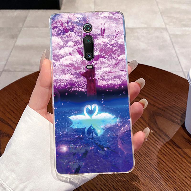 Casing For Xiaomi Mi 9T Pro Mi9T Fundas For Poco F2 / Redmi K20 Pro Clear Silicone Soft TPU Back Cover Cute Cat Protective Case