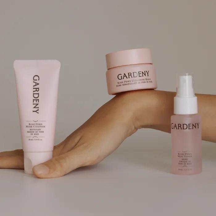 Rose PDRN Essential Travel 3-Piece Set (Cleansing Balm 30ml + Pack Cleanser 30ml + Toner 30ml)