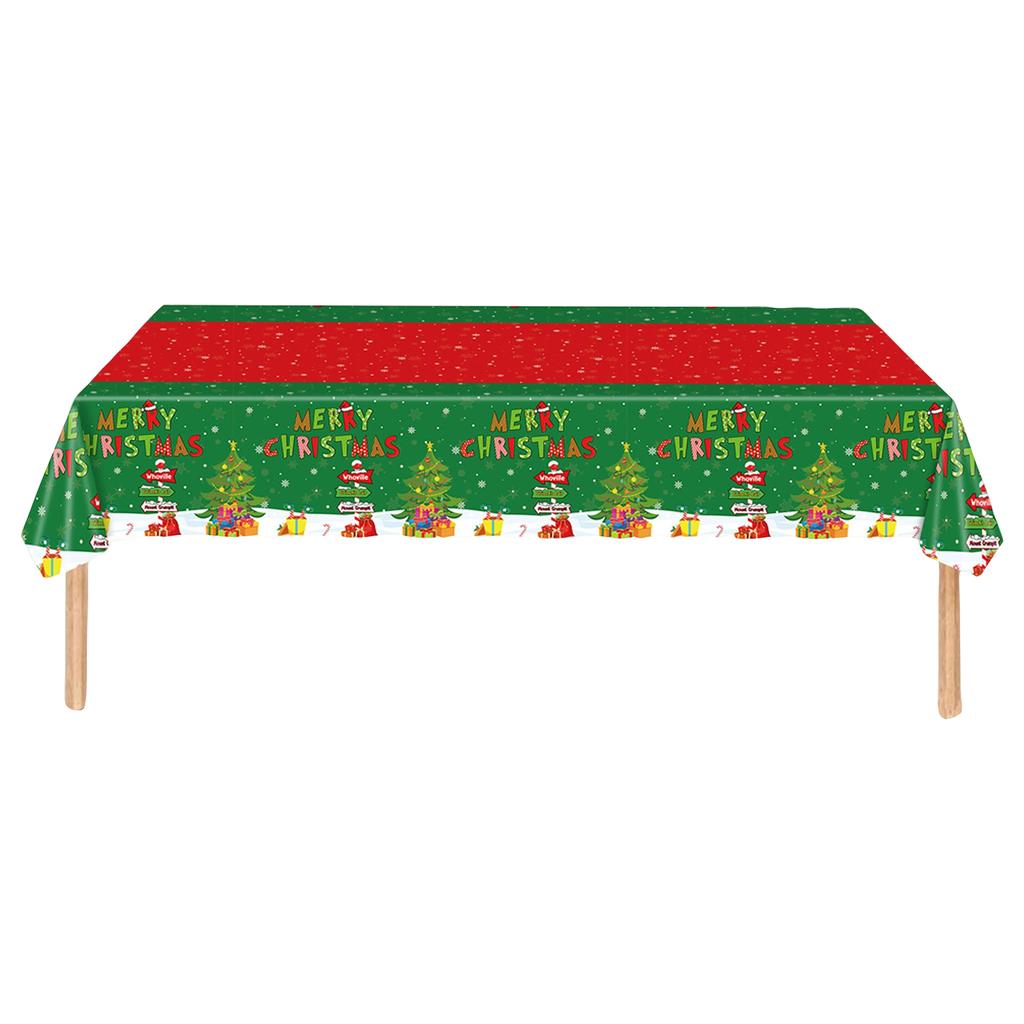 Disposable Christmas Themed Party Tableware Decoration,Birthday Theme Party Decoration Banner Pull Flag Cake Flag Balloon- Set