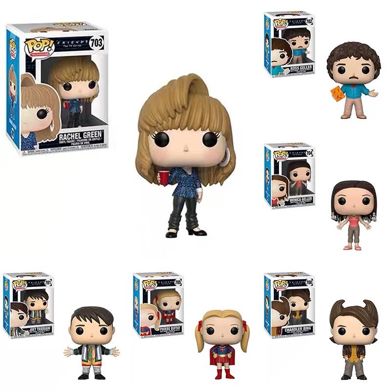 Friends Pop Rachel Ross Monica Chandler Joey Phoebe Action Figure Model For Collectors And Fans