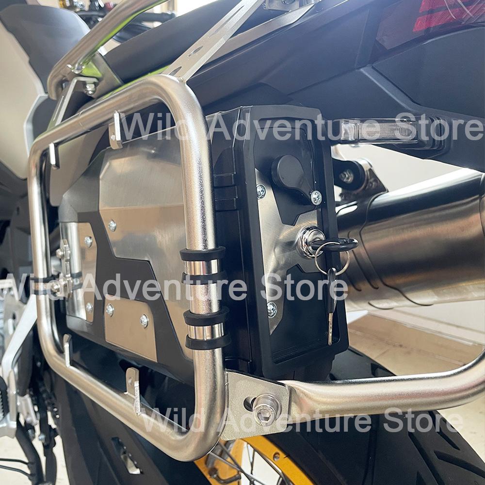 For VOGE DS900X DSX900 Motorcycle Aluminum Toolbox 900 DSX 900 Dsx900 Left Side Waterproof Tool Box Tool Box Toolbox Accessories