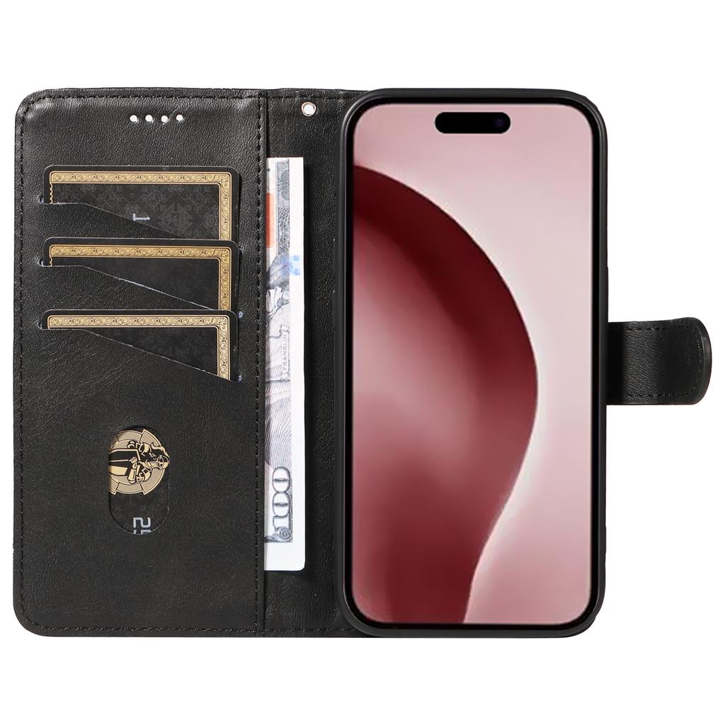 For Honor 600 Lite 5G Case L-Shaped Grid Pattern Leather Stand Phone Cover with Card Slots