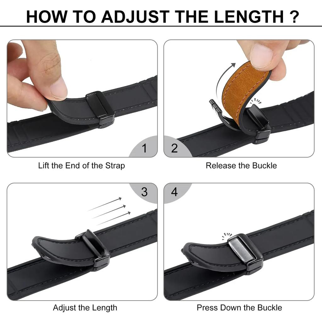 22mm 20mm Leather+Silicone Strap for Garmin Forerunner 55 165 265 965 Magnetic Bracelet Band Garmin Vivoactive 6/5 Venu 3/2 Belt