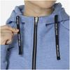 Mizuno Training Wear Stretch Sweat Hoodie for Easy Parisian Blue Size XL Movement, 32MCA330, Heather,