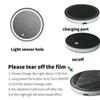 Cup Holder Lights LED Car Accessories 7 Color Changing Rechargeable Ambient Light Pad for Truck SUV Vehicle Interior Decoration