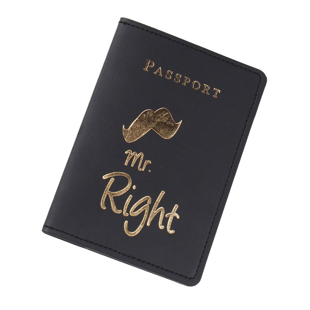 Pan. paní. Držitel pasu Dárky na svatební sprchu Kožené obaly na pas Svatba Líbánky Cestovní nezbytnosti pro nevěstu a ženicha