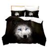 3D Die Wolf-Serie Bettwäsche-Sets Bettbezug-Set mit Kissenbezug Twin Full Queen King Bettwäsche Bettwäsche