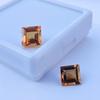 2 Pieces Square Cut Natural Citrine Gemstone, 7x4 MM Size Stones, 3.40 Carat Citrine Gemstone.