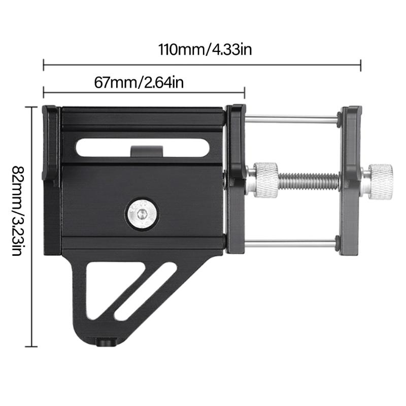 Detachable Shockproofed Bicycles Stand Secure Phone Mount Solid Cycle Phone Rack for Daily Commuters and Cyclists