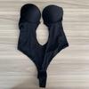 Sling Bra Transparent Bodysuit with Detachable Straps - Evening Shaper Corset Lingerie