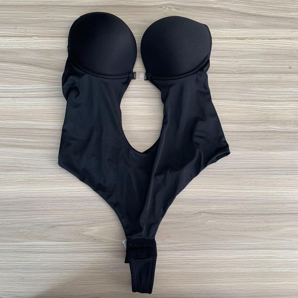 Sling Bra Transparent Bodysuit with Detachable Straps - Evening Shaper Corset Lingerie