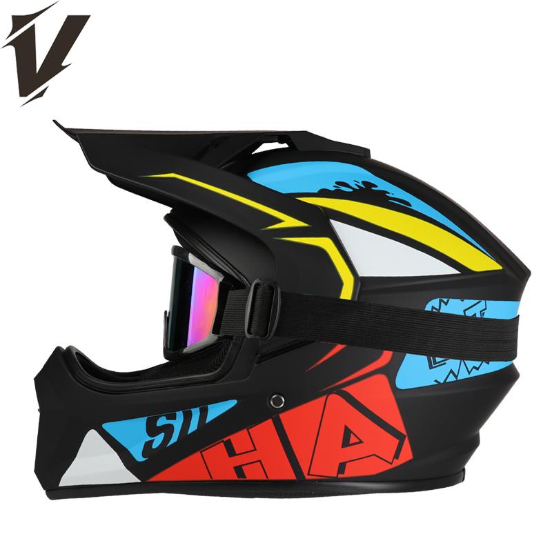 VGV Motocross Helmet Motocross Bicycle Downhill Capacete AM DH ATV Cross Helmet Child Motorcycle Helmet Unisex