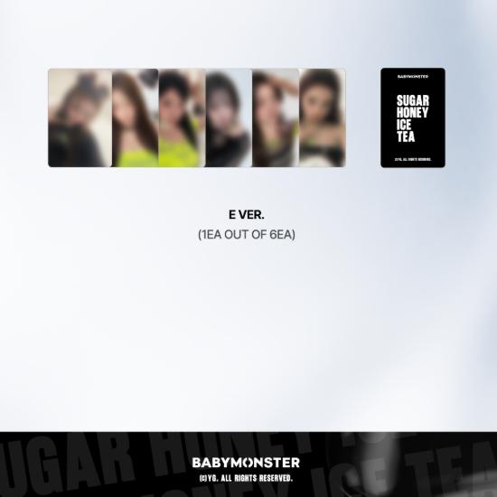Pre-order BABYMONSTER SUGAR HONEY ICE TEA Trading Photo Card