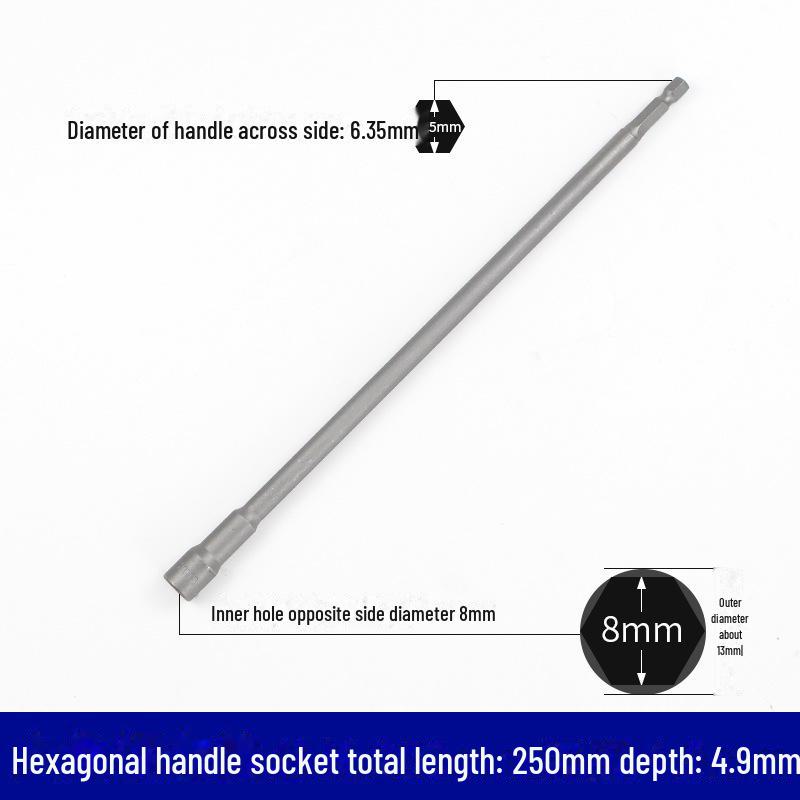 Dane Tools Magnetischer Inbusschlüssel und selbstschneidender Schraubendreher-Bohrersatz