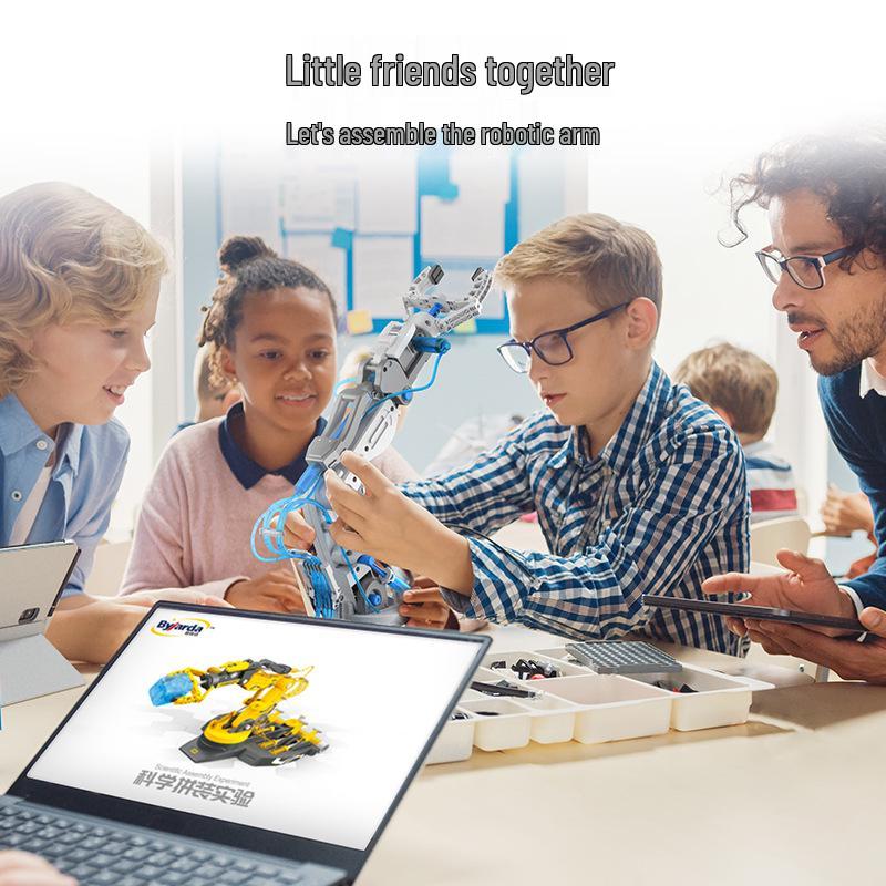 STEM Hydraulic Mechanical Arm Toy for Kids - Educational Science Experiment Kit