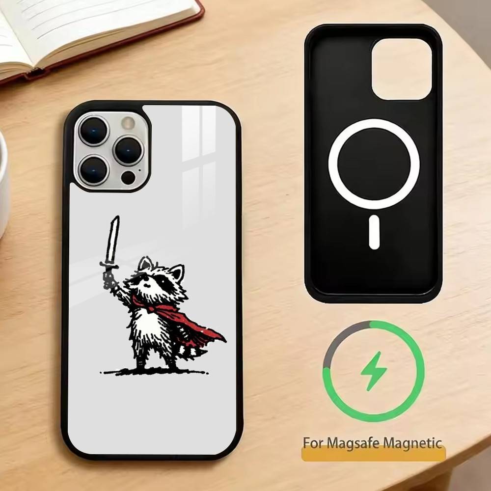 

Animals holding swords in their hands Phone Case For iPhone17,16,15,14,13,12,11 Plus,Pro Magnetic For Magsafe Wireless Charging iPhone16PRO