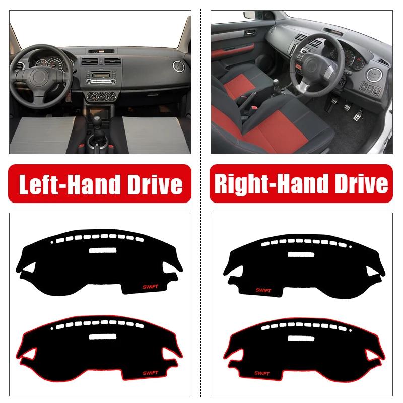 Pre Suzuki Swift Sport 2005 2006 2007 2008 2009 2010 Kryt palubnej dosky auta Zabrániť svetlu Podložka Slnečná clona Proti UV žiareniu Koberce Protišmykové podložky