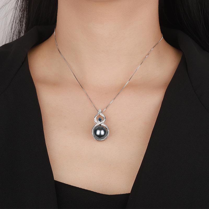 Schmuck Kupferboden Vergoldet Einlage Simulation Korund Version Kreative Kürbis Perlen Anhänger Halskette 14Mm