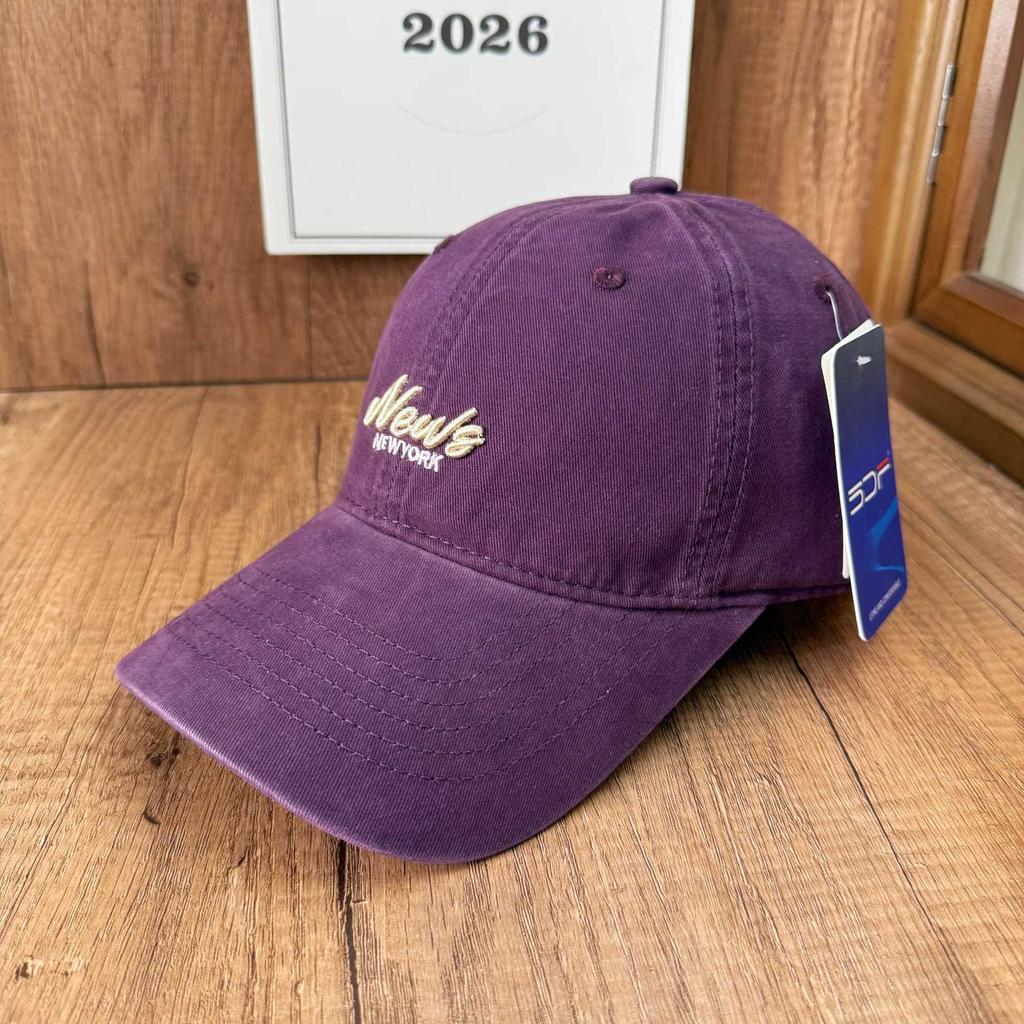 Daily cap washed old English embroidery baseball cap street travel retro style men and women tide