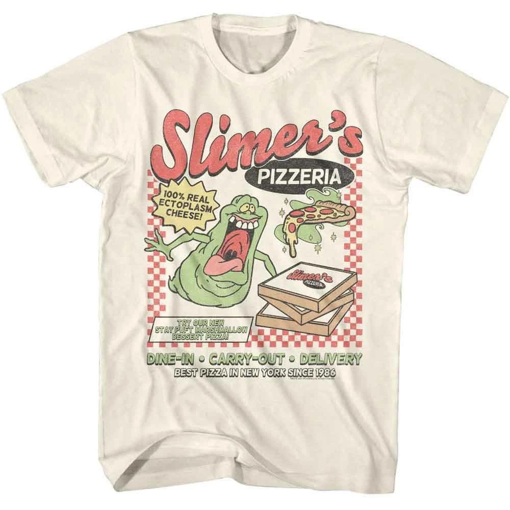 The Real Ghostbusters - Slimers Pizzeria - American Classics - Solid Off-White A 110