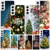Merry Christmas Tree Snow Phone Case For Samsung Galaxy S24 S25 Edge S26 Ultra S23 S22 S21 Plus S20 FE + Personalized Print Cove