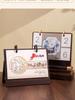 2026 Chinese Style Wooden Desk Calendar - Office Desktop Ornament & Gift