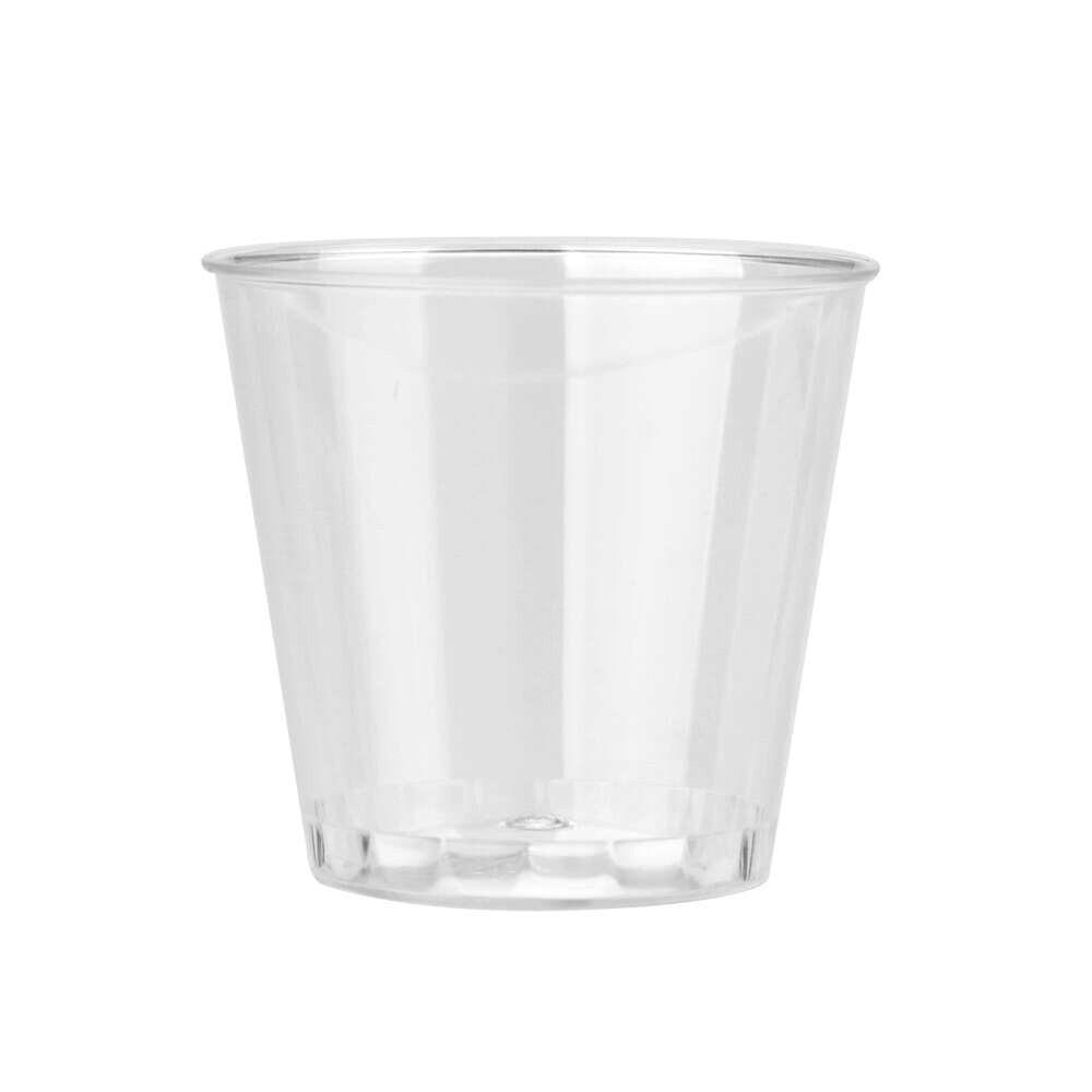100PCS Plastic Disposable 80ML Clear-Dessert Shot Glasses Cups Bowl For Wedding