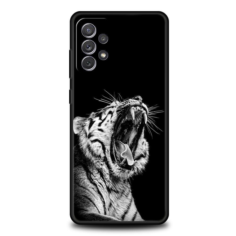 Tiger Animal Phone Case For Samsung Galaxy A73 A53 A33 5G A13 4G A03 A23 A21s A03s A11 A31 A41 A51 A52 A71 M21 M22 M31 A01 Cover