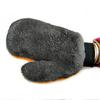 Car Washing Gloves: Double-Sided Chenille & Microfiber Mitts for SAFE Scratching-Free Cleaning & Drying - Ultimate Scratch Prote
