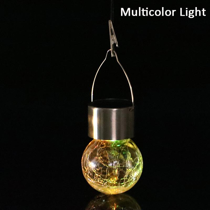 

1 шт. Солнечный садовый светильник, мозаика, трескающиеся шары, светодиодные садовые светильники, водонепроницаемый солнечный трескающийся светильник, стеклянный шар, подвесной светильник, декор для вечеринки разноцветный