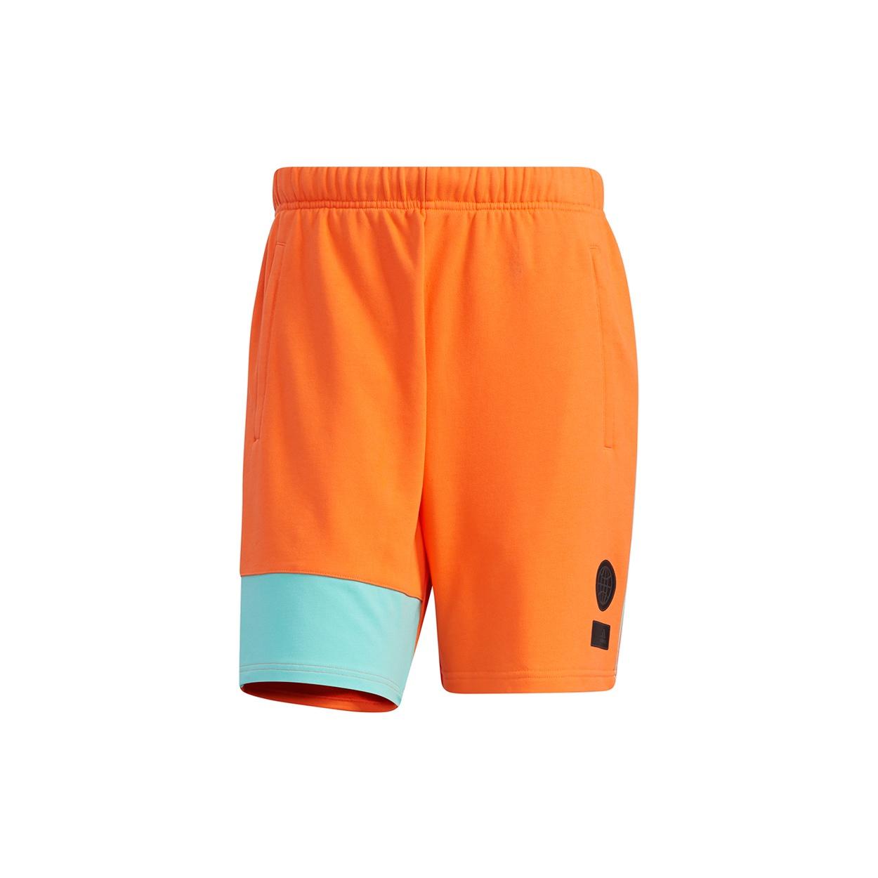 adidas Ub Sht Kn Sports Stylish Contrast Color Stitching Shorts Orange Men s GP0829 XXL