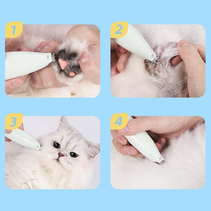 Electric Pet Nail Clippers With Safe Protect For Precise Trimming To Reduce Risk Of Scratch for Dog Cats Grooming Use