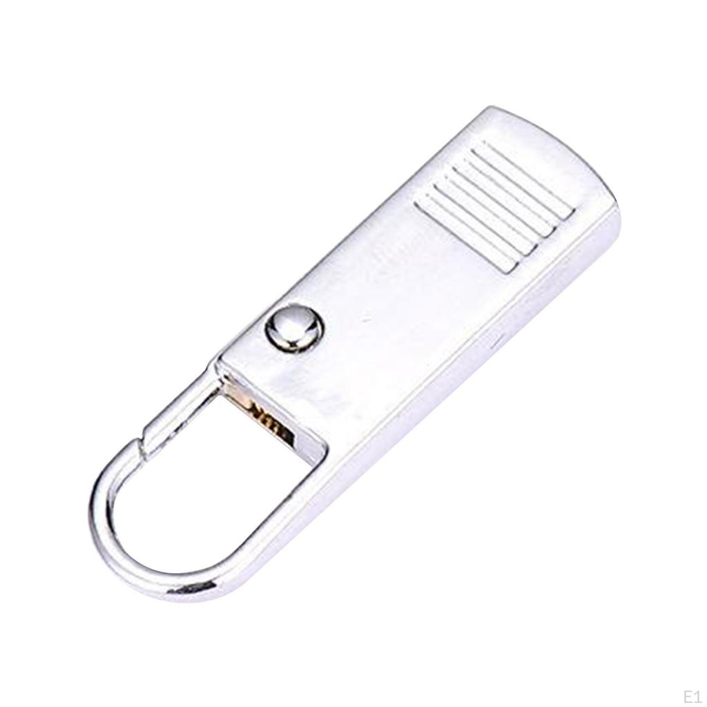 6 Detachable Zip Fixer Replacement Zipper Tags Repair , Universal Puller Set