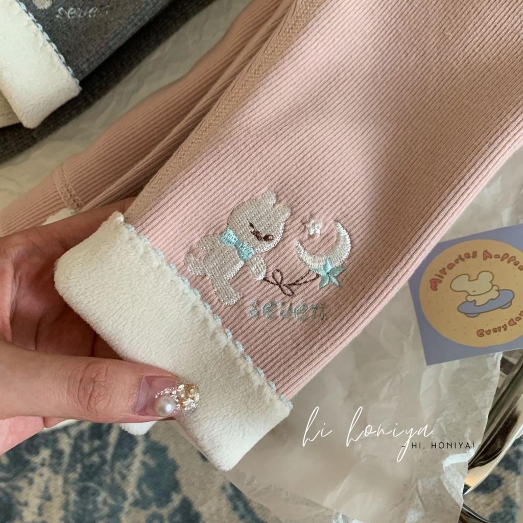 Dívčí fleecové legíny Podzim Zima Korejský samet Teplé kalhoty 1-6 let Dívka Neformální Zesílené kalhoty