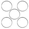 5 Stück 2mm Quadratische gefaltete Gummiriemen 41-190mm Neu Sortiert Gemeinsamer Riemen