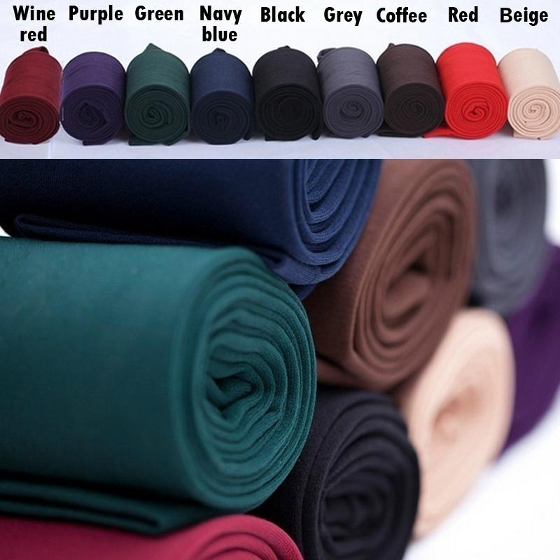 Autumn Winter Warm Leggings Stretch Fleece Lined Tights 8 Colors Available Footed Pantyhose Bottoming Pants