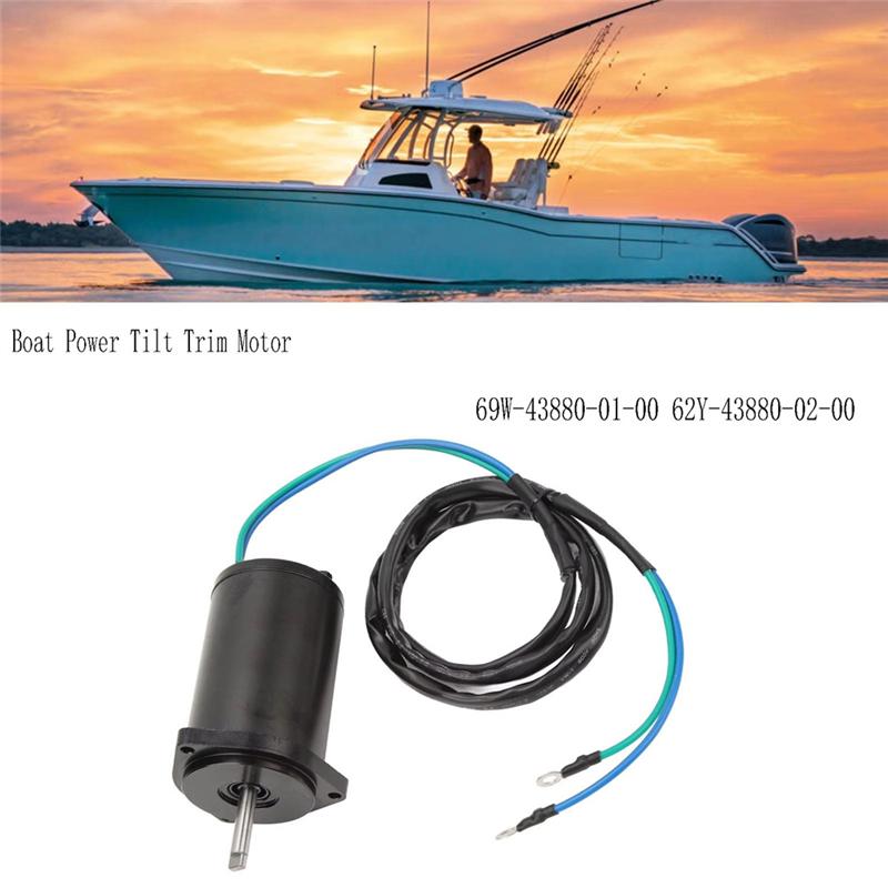 For Outboard Engine 40HP-100HP F40 F50 F60 F70 Boat Power Tilt Trim Motor Part Numbers 69W-43880-01-00 62Y-43880-02-00