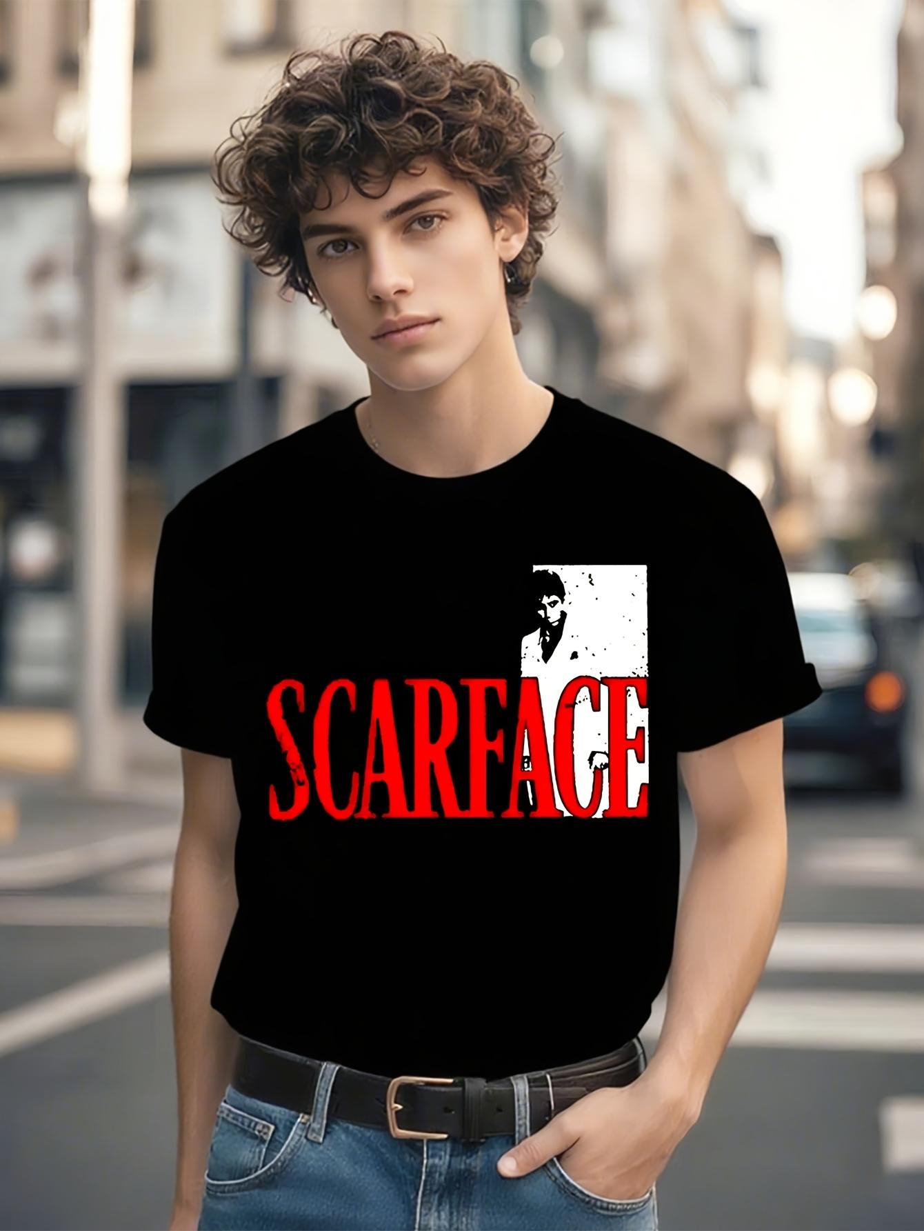 Vintage Scarface Movie Graphic T-shirt - Al Pacino Inspired Design S
