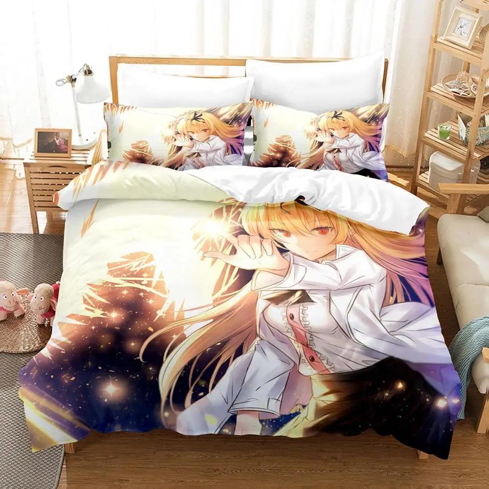 3D Anime Arifureta From Commonplace To World's Strongest Bedding Set Duvetcover Quilt Cover Pillowcase Comforter King Queen Size