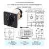 Zhuochao SZL9-75/D0723.3 Universal Rotary Switch (Equivalent To LW31 GLE9)
