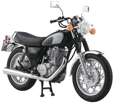 Aoshima Bunka Kyozaisha The Bike Series Yamaha 1JR SR500 Plastic Model 1/12 No.20 SR400/1JN '96