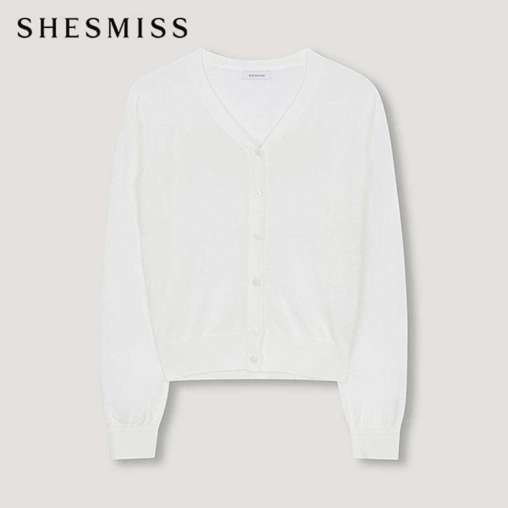 

She S miSS V Neck Knit Cardigan SSkcdn22510 Ow off-white/55